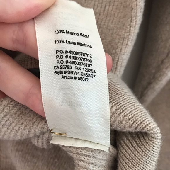 WILFRED ARITZIA MONTPELLIER TAN MOCK NECK SWEATER - Picture 8 of 16